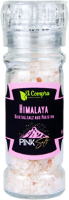 Himalaya Pink Salt Granulat in der Mühle 100g
